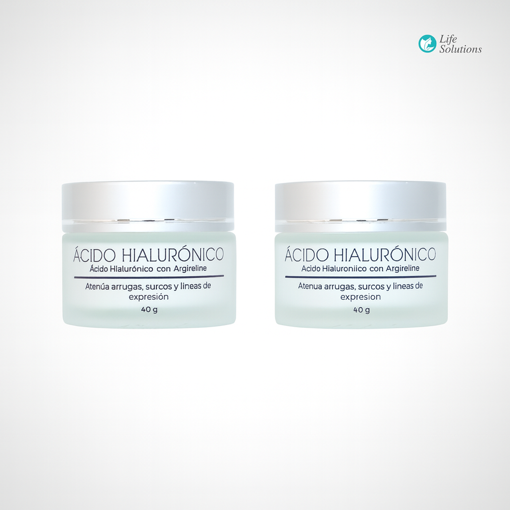promoción crema con ácido hialurónico Life Solutions Perú